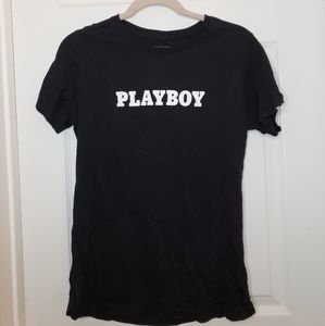 Playboy black cotton top size XL